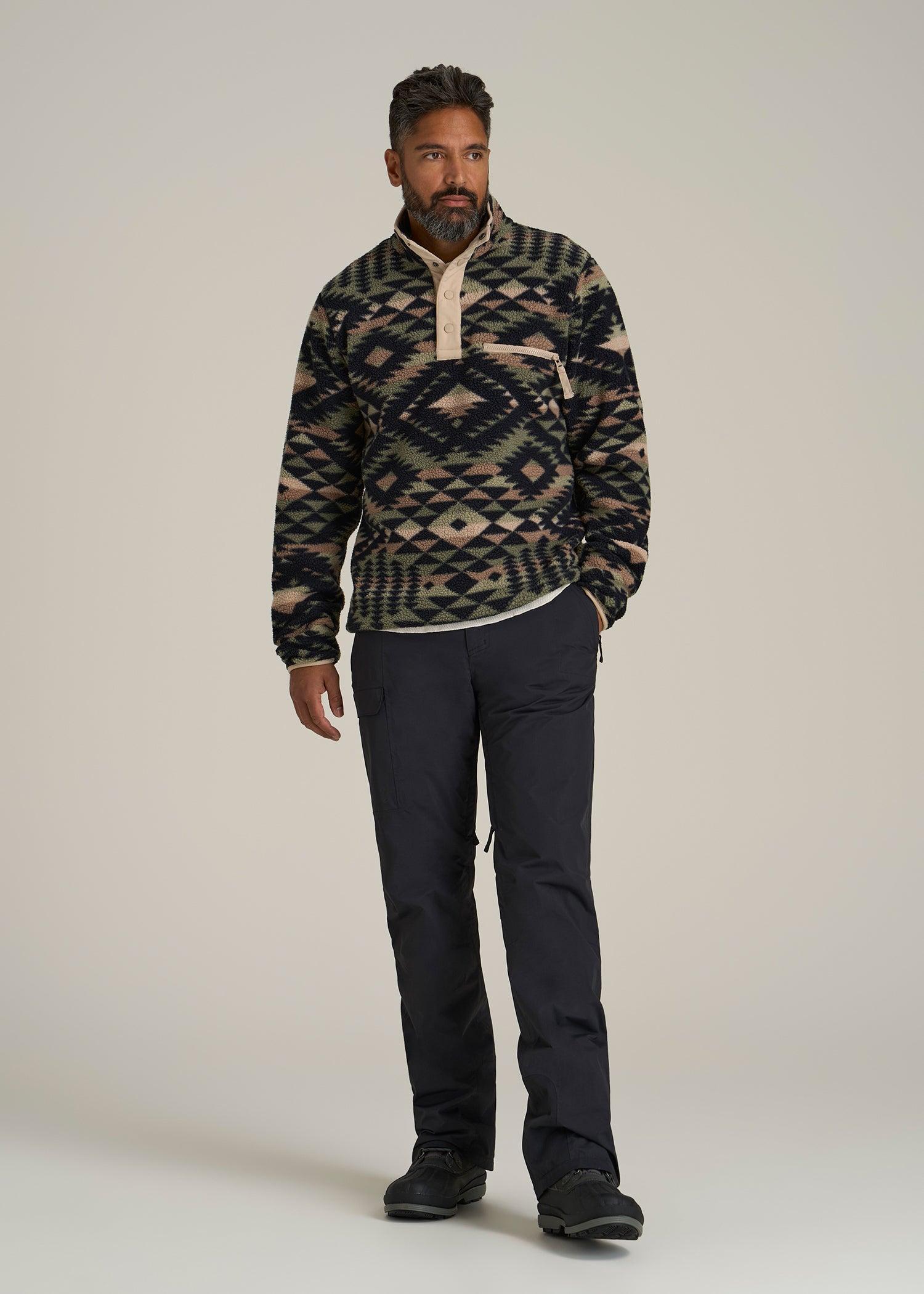Snow Pants for Tall Men in Black Product Image