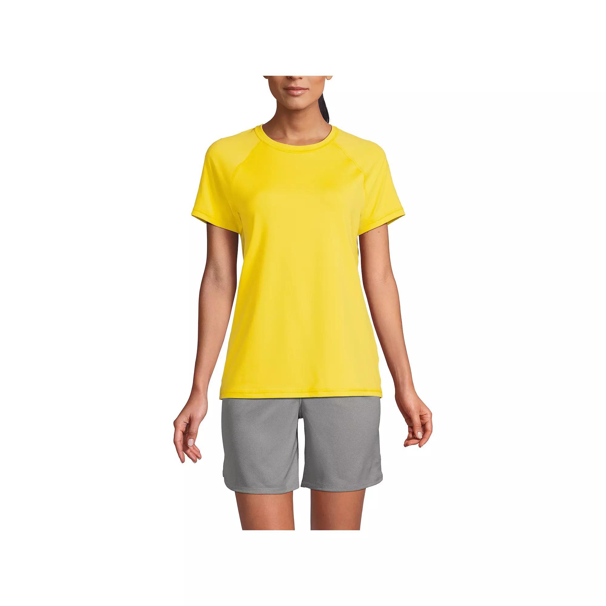 Womens Lands End School Uniform Short Sleeve Active Tee Product Image
