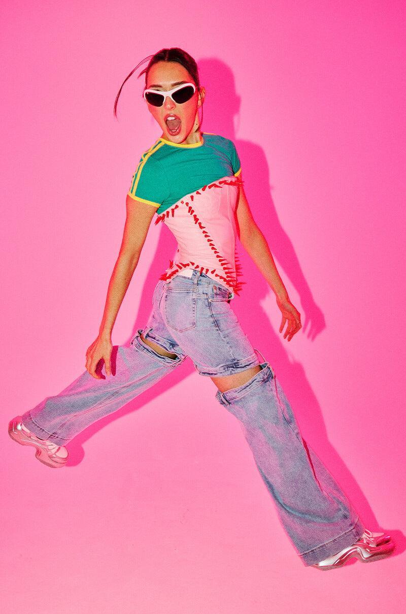 LET LOOSE DENIM PANT Product Image