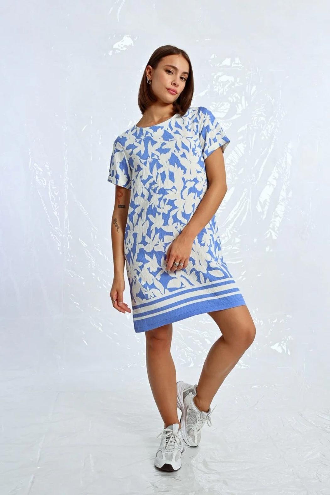 Printed T-Shirt Dress Product Image