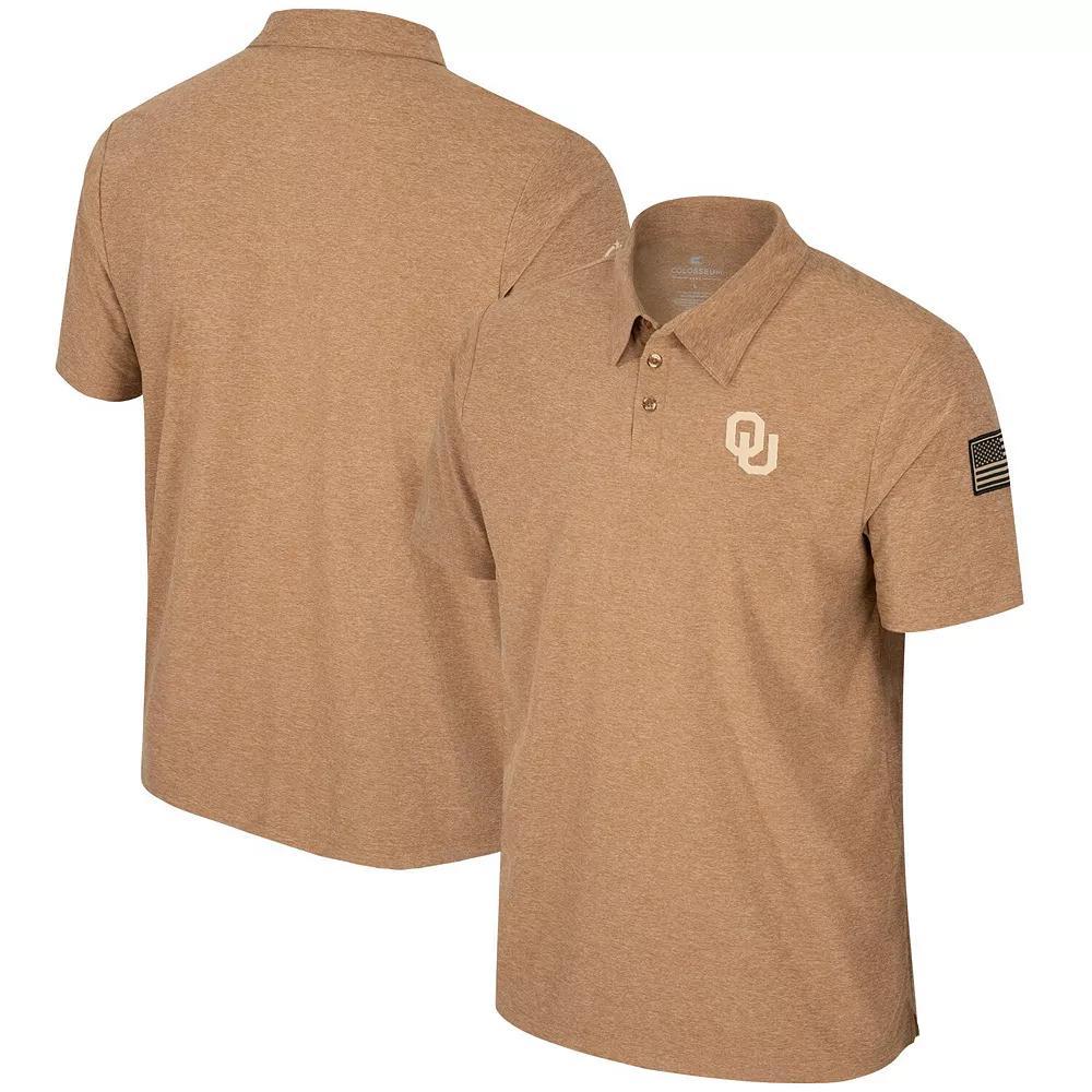 Men's Colosseum Khaki Oregon State Beavers OHT Military Appreciation Cloud Jersey Desert Polo, Size: Large, Beig K Product Image