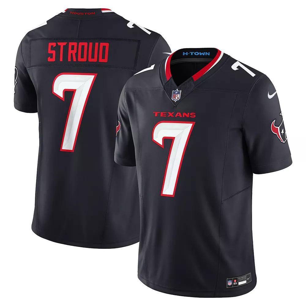 Men's Nike C.J. Stroud Navy Houston Texans Vapor F.U.S.E. Limited Jersey, Size: XL, Blue Product Image