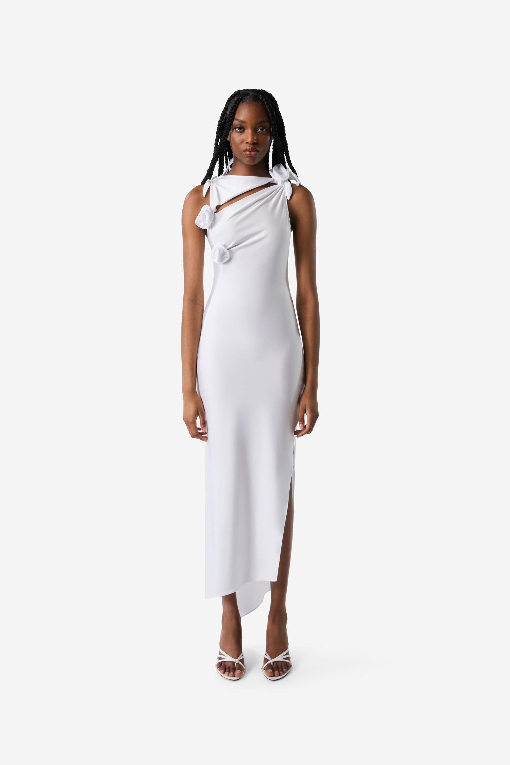 Asymmetric Flower Gown Product Image