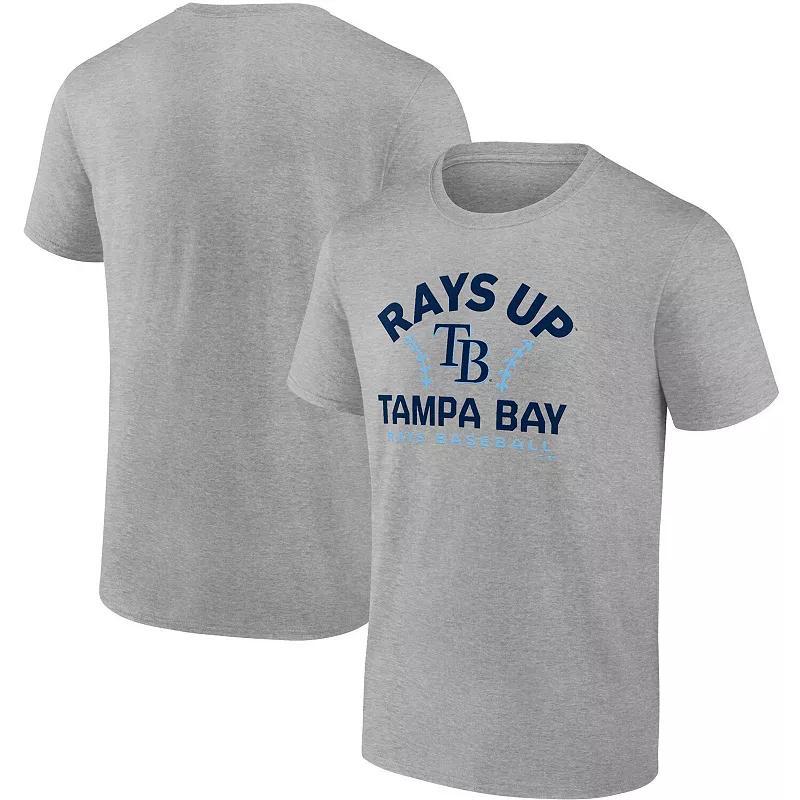 Men's Fanatics Branded Heathered Gray Miami Marlins Iconic Go for Two T-Shirt, Size: Large, Grey Product Image