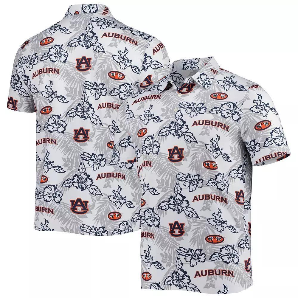 Men's Reyn Spooner White Auburn Tigers Performance Polo, Size: XL Product Image