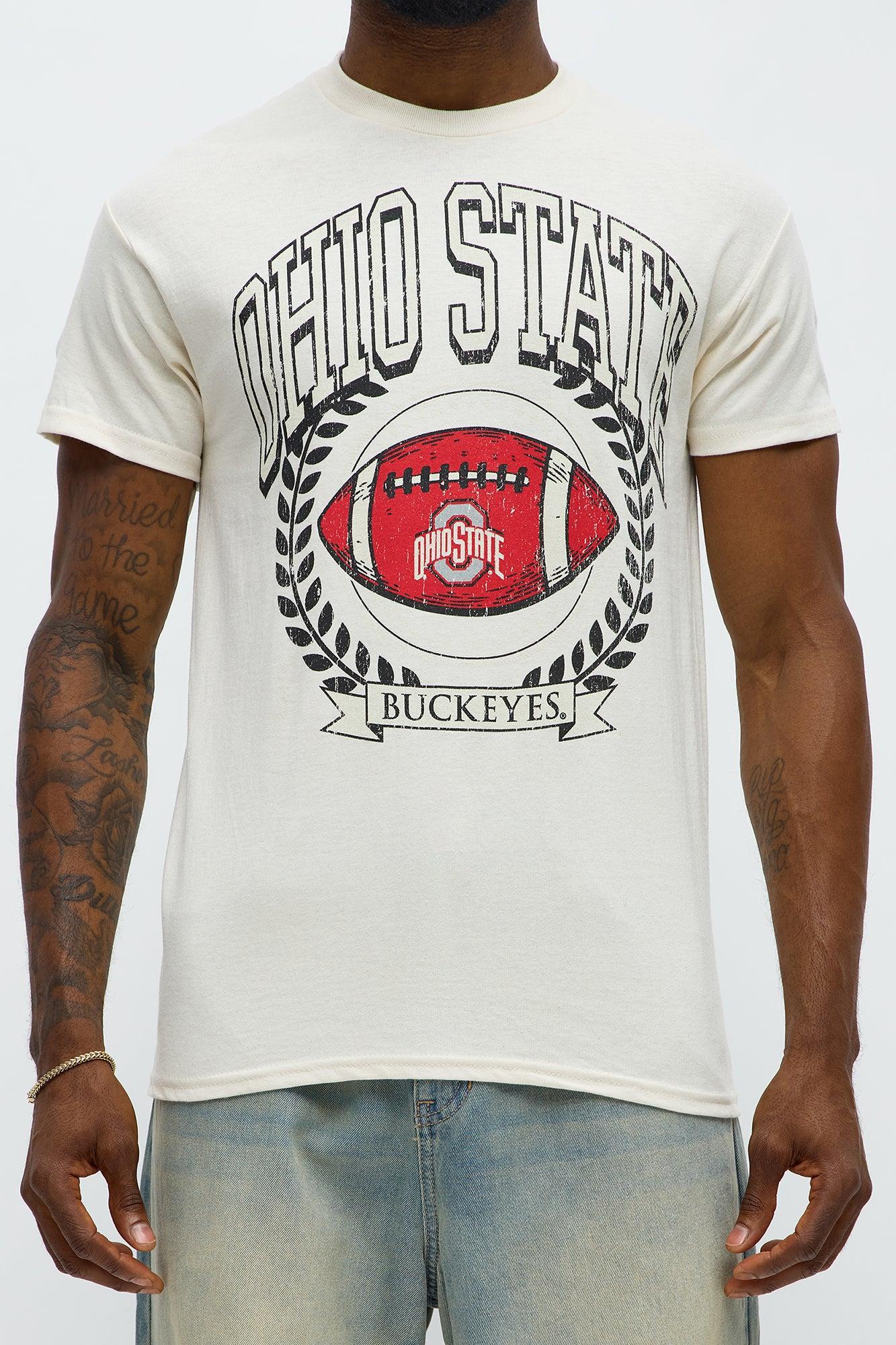 Ohio State Buckeyes Football Short Sleeve Tee - Natural Product Image
