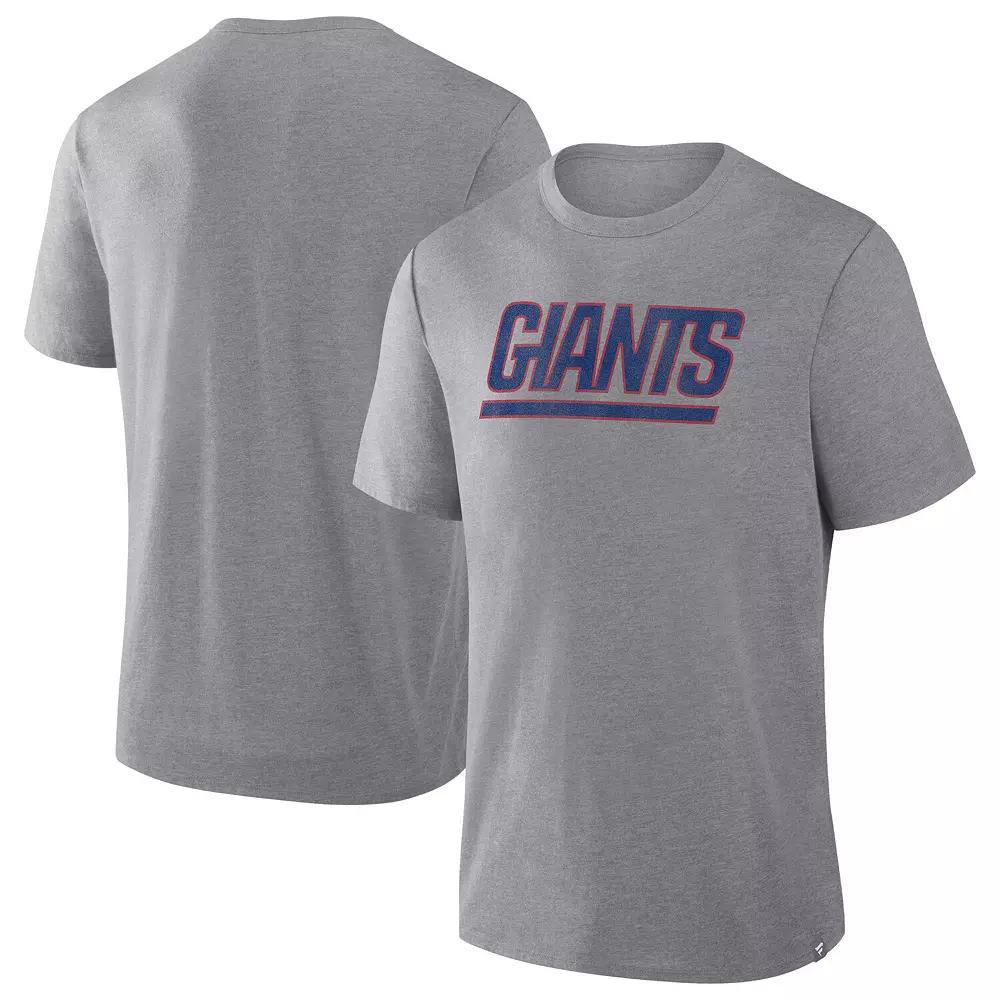 Men's Fanatics  Heather Gray Minnesota Vikings Tri-Blend T-Shirt, Size: Small, Grey Product Image