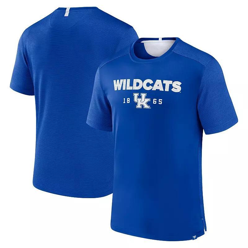 Men's Fanatics Branded  Royal Kentucky Wildcats Defender Rush T-Shirt, Size: Large, Blue Product Image