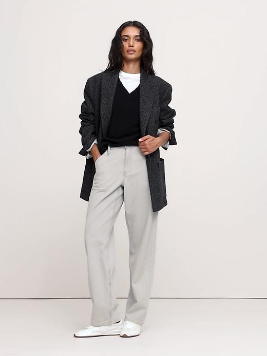 Mid-Rise Slouchy-Straight Jean Product Image