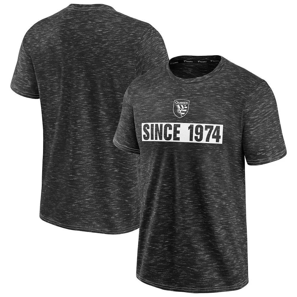 Men's Fanatics Branded  Charcoal San Jose Earthquakes T-Shirt, Size: Medium, Sje Charco Product Image