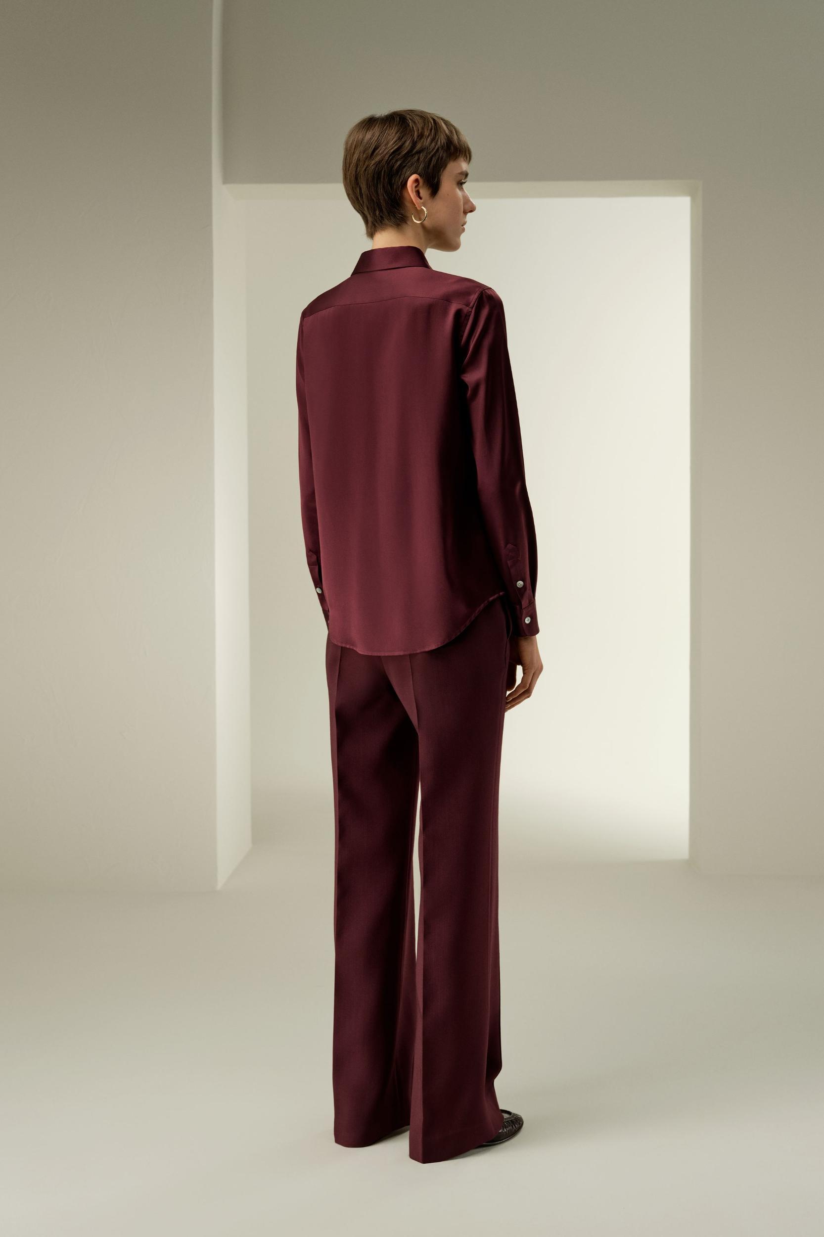 Timeless Silk Charmeuse Shirt Product Image