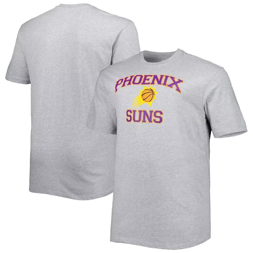 Men's Heathered Gray Phoenix Suns Big & Tall Heart & Soul T-Shirt, Size: 2XB, Phx Grey Product Image