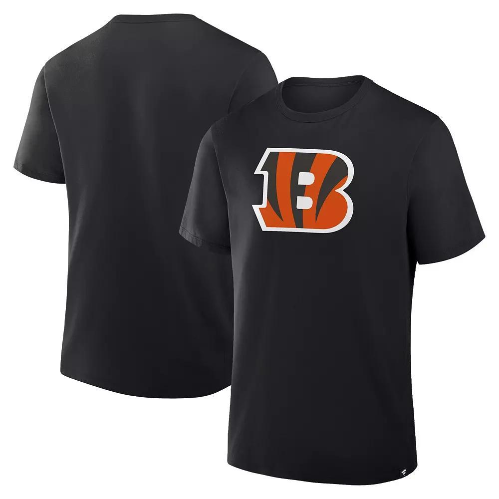 Men's Fanatics  Black Cincinnati Bengals Legacy Cotton T-Shirt, Size: Medium Product Image