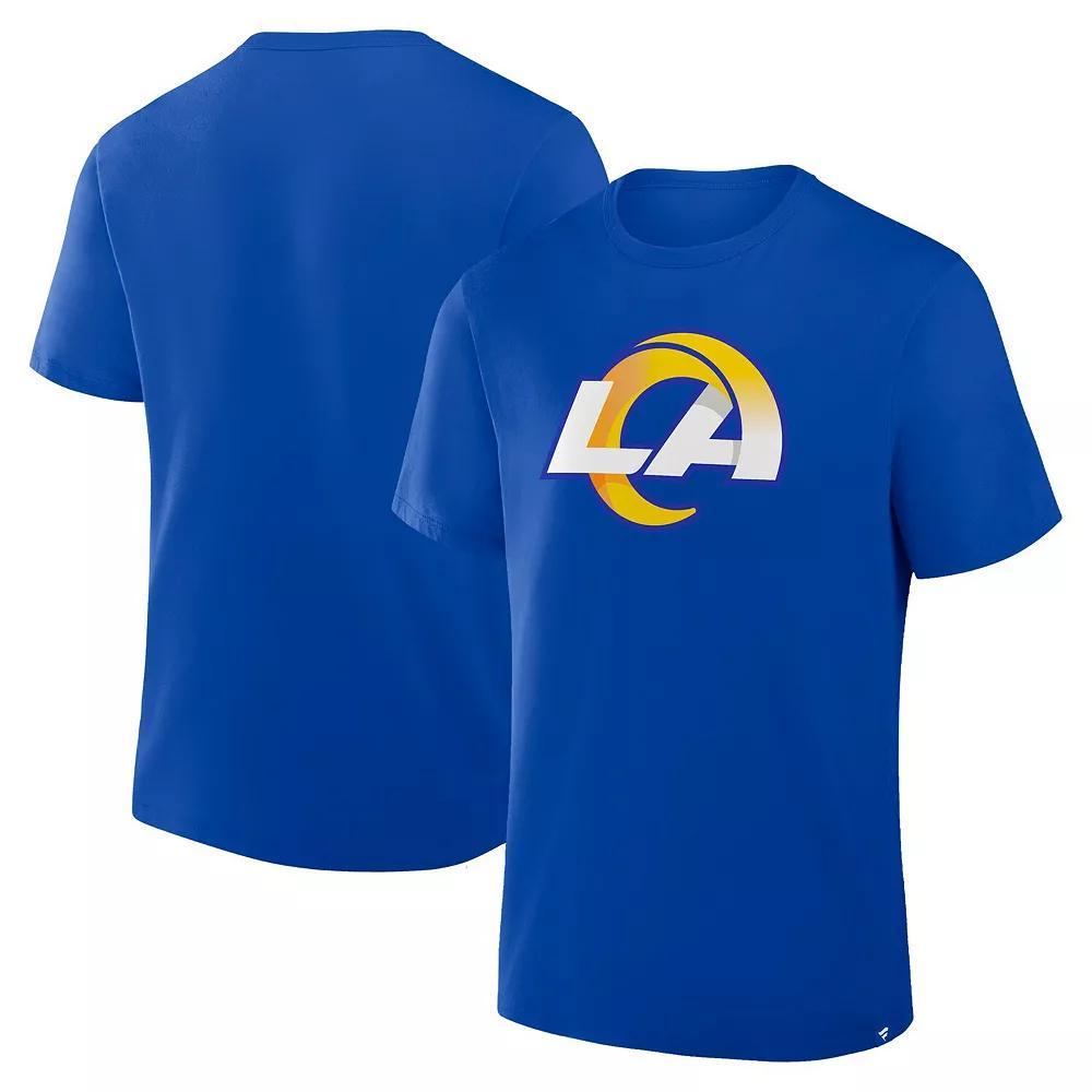 Men's Fanatics  Royal Los Angeles Rams Legacy Cotton T-Shirt, Size: XL, Blue Product Image