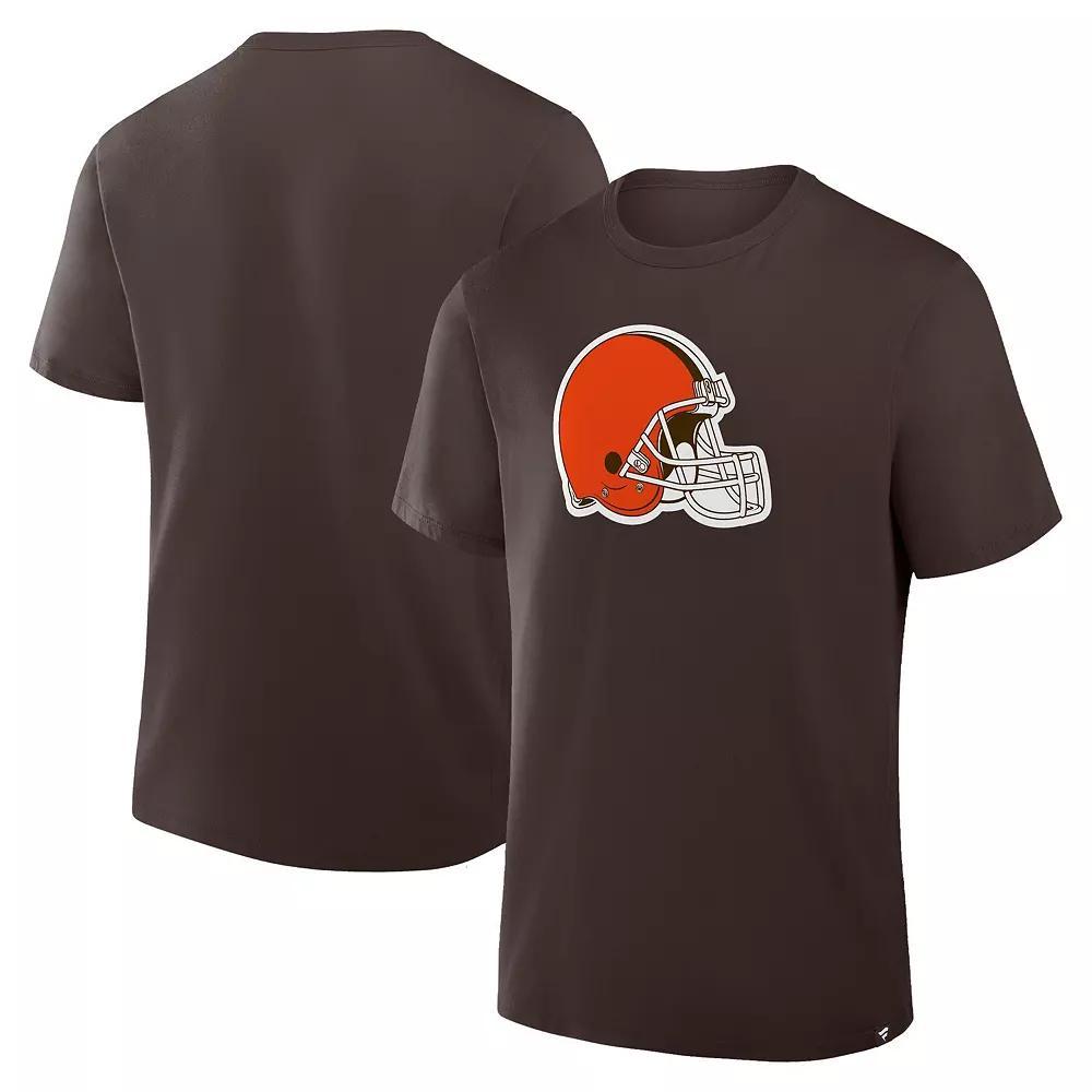 Men's Fanatics  Brown Cleveland Browns Legacy Cotton T-Shirt, Size: Small Product Image
