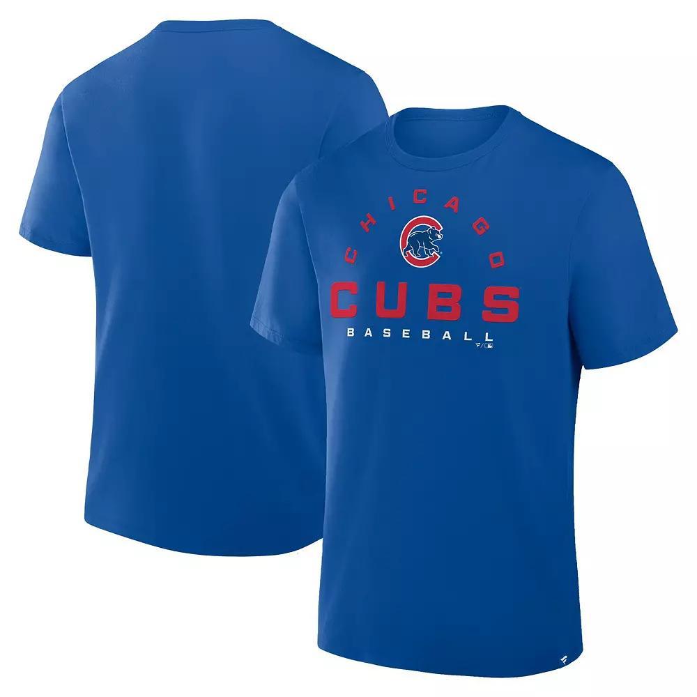 Men's Fanatics Royal Chicago Cubs Clubhouse Legacy Primary Play T-Shirt, Size: XL, Blue Product Image
