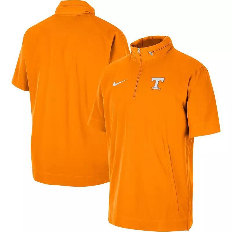 Mens Nike Royal Florida Gators Coaches Half-Zip Short Sleeve Jacket Product Image