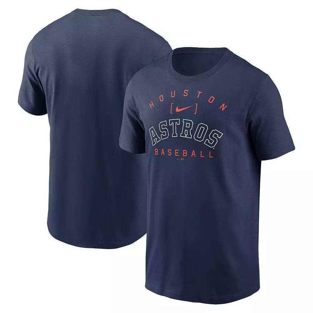 Mens Nike Red Cleveland Guardians Fuse Logo T-Shirt Product Image