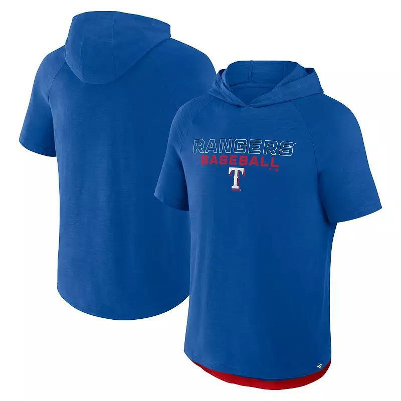 Men's Fanatics Navy Detroit Tigers Clubhouse Optimal Play Raglan Short Sleeve Pullover Hoodie, Size: Small, Blue Product Image