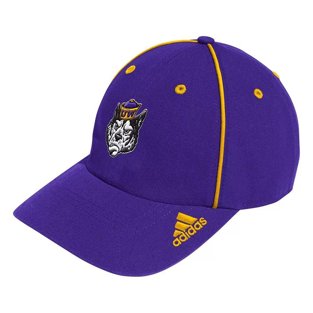 Men's adidas Purple Washington Huskies Locker Room Athlete Pack Slouch Adjustable Hat Product Image
