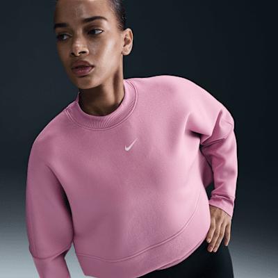 Nike Prima Women's Dri-FIT Oversized Crew-Neck Cropped Top Product Image