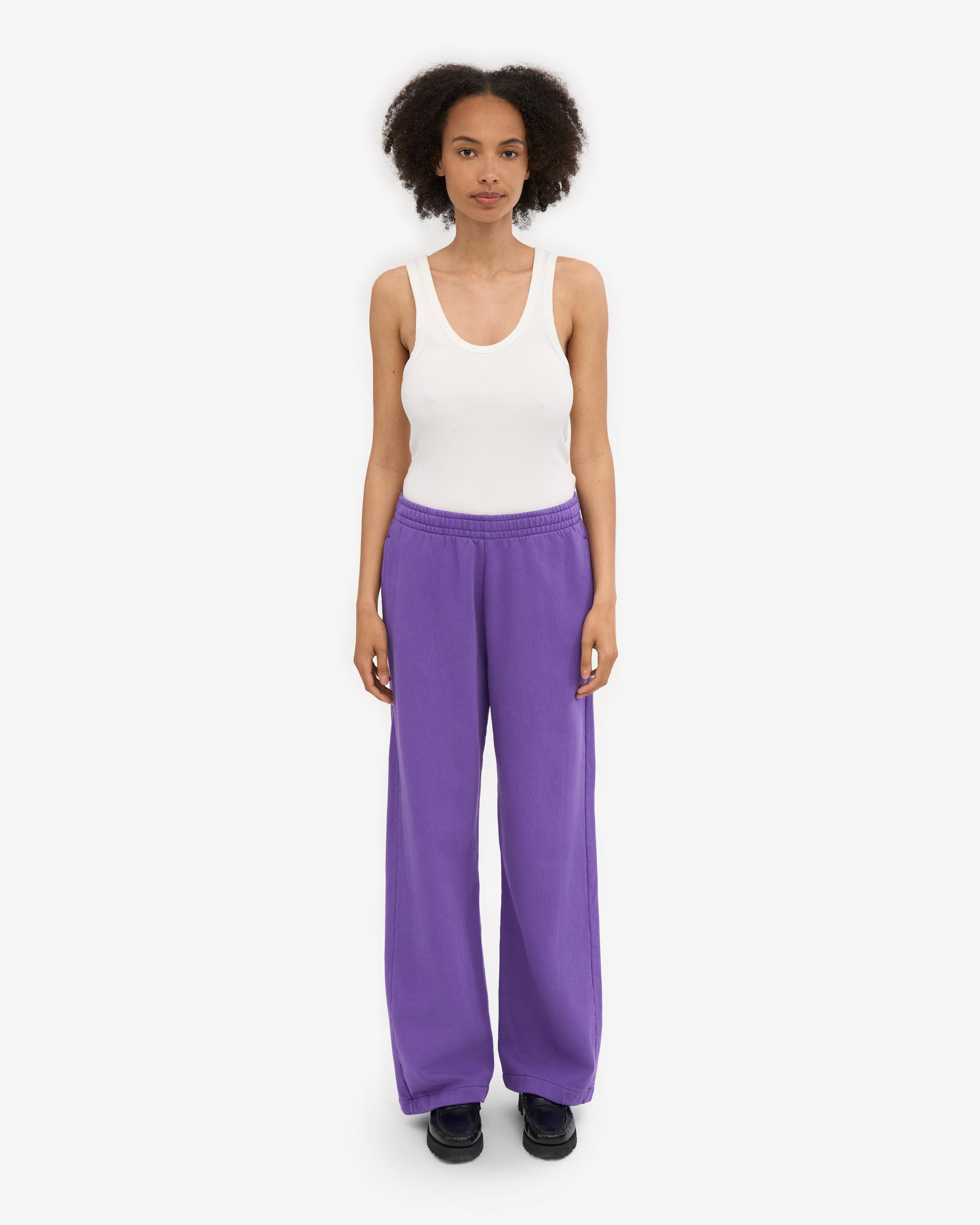 Organic Straight Leg Sweatpants - Ultra Violet Product Image