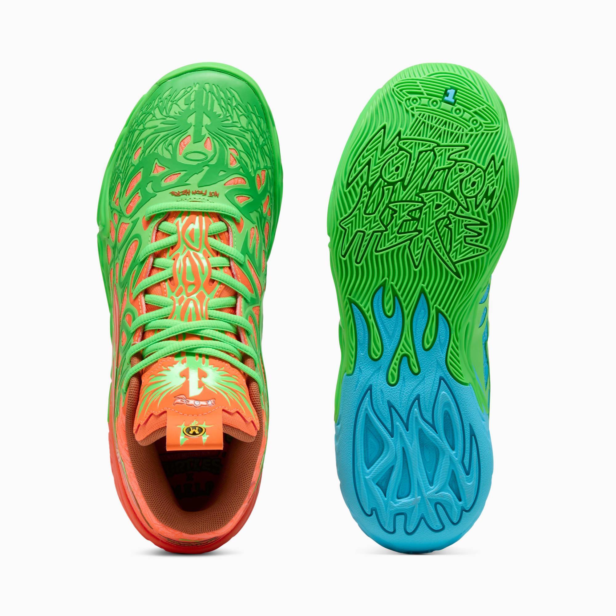 PUMA x LAMELO BALL x TMNT MB.04 Leonardo & Michelangelo Men's Basketball Shoes Product Image