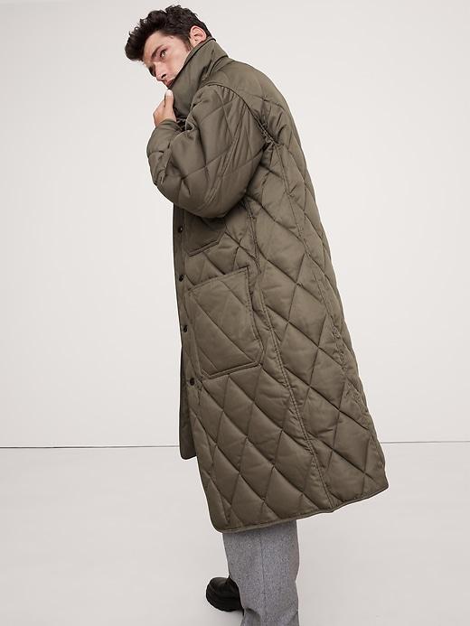 Oversized Quilted Carcoat Product Image