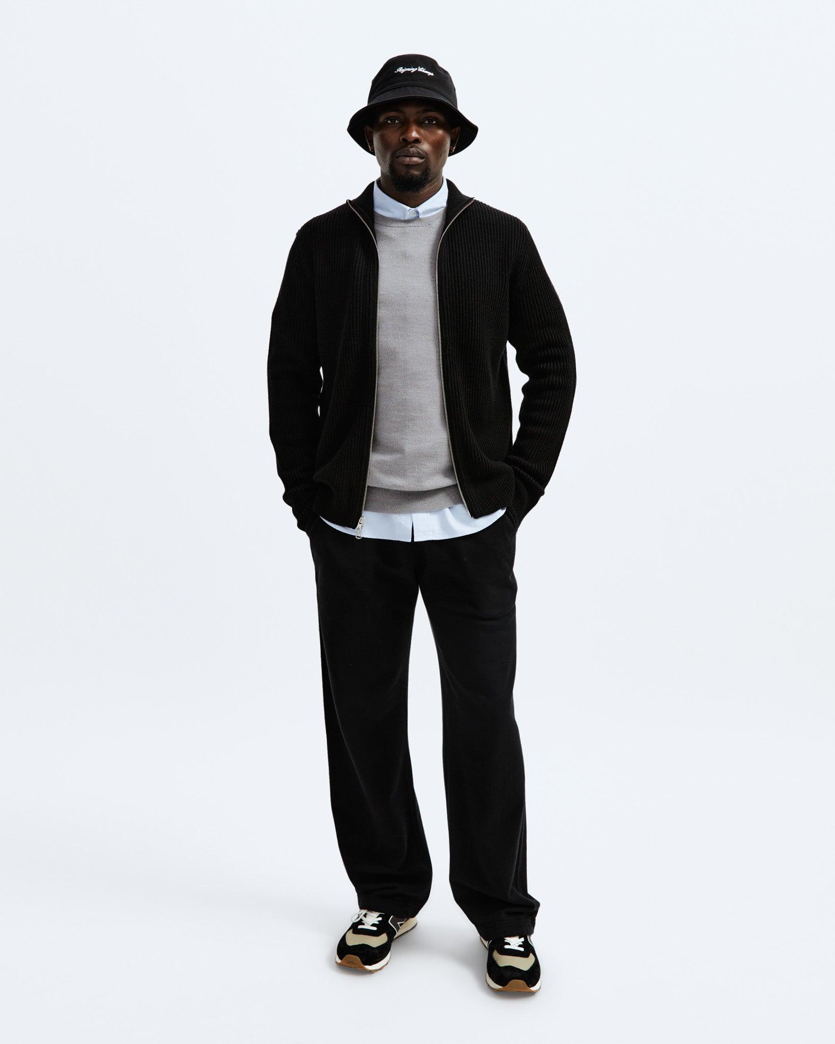 Heavyweight Merino Vinnie Track Jacket - Vault Male Product Image