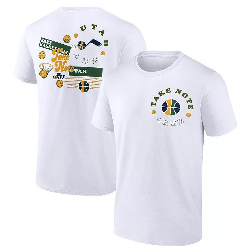 Mens Fanatics Branded White Utah Jazz Street Collective T-Shirt Product Image