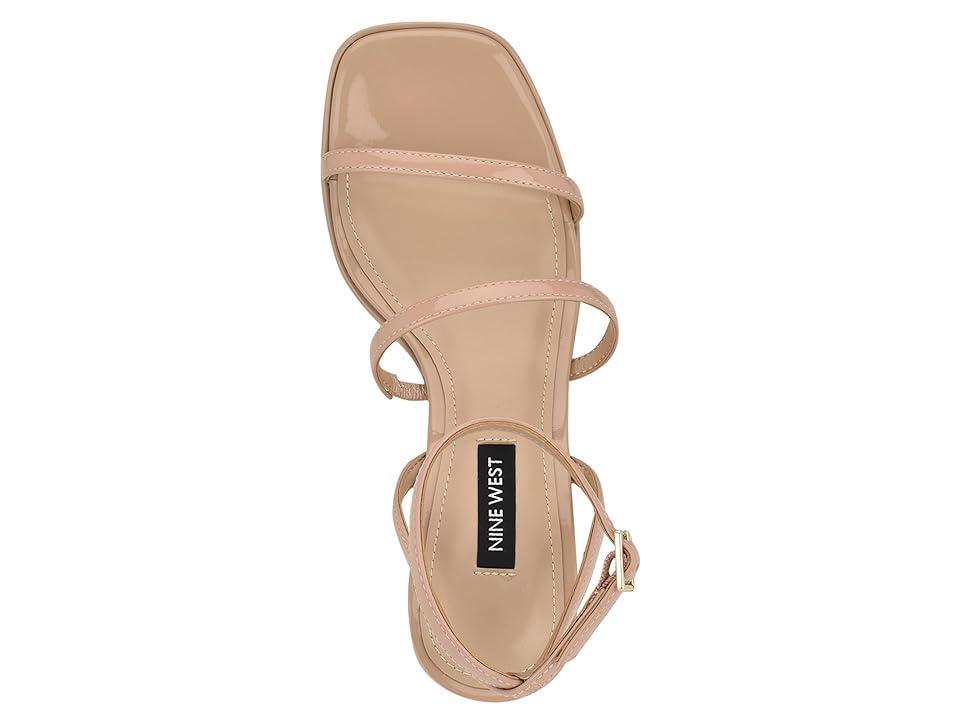 Nine West Womens Flame Square Toe Strappy Dress Sandals Product Image
