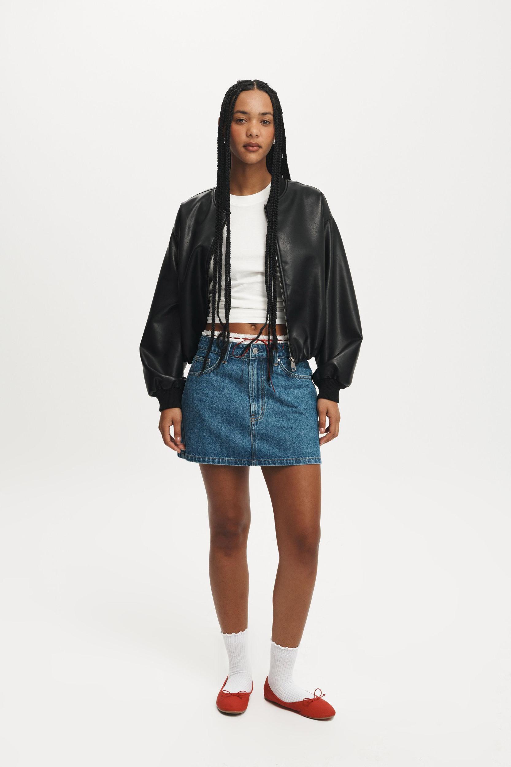 Original Denim Mini Skirt Product Image