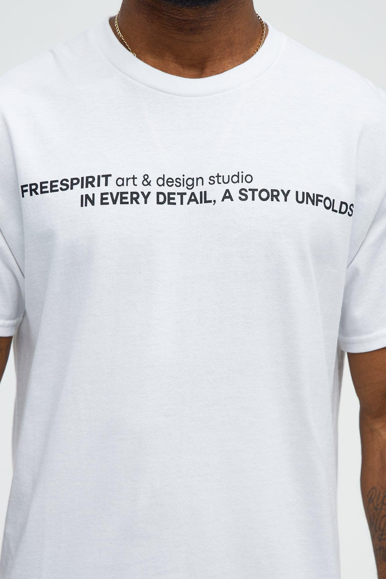 Freespirit Studio Department Short Sleeve Tee - White Product Image