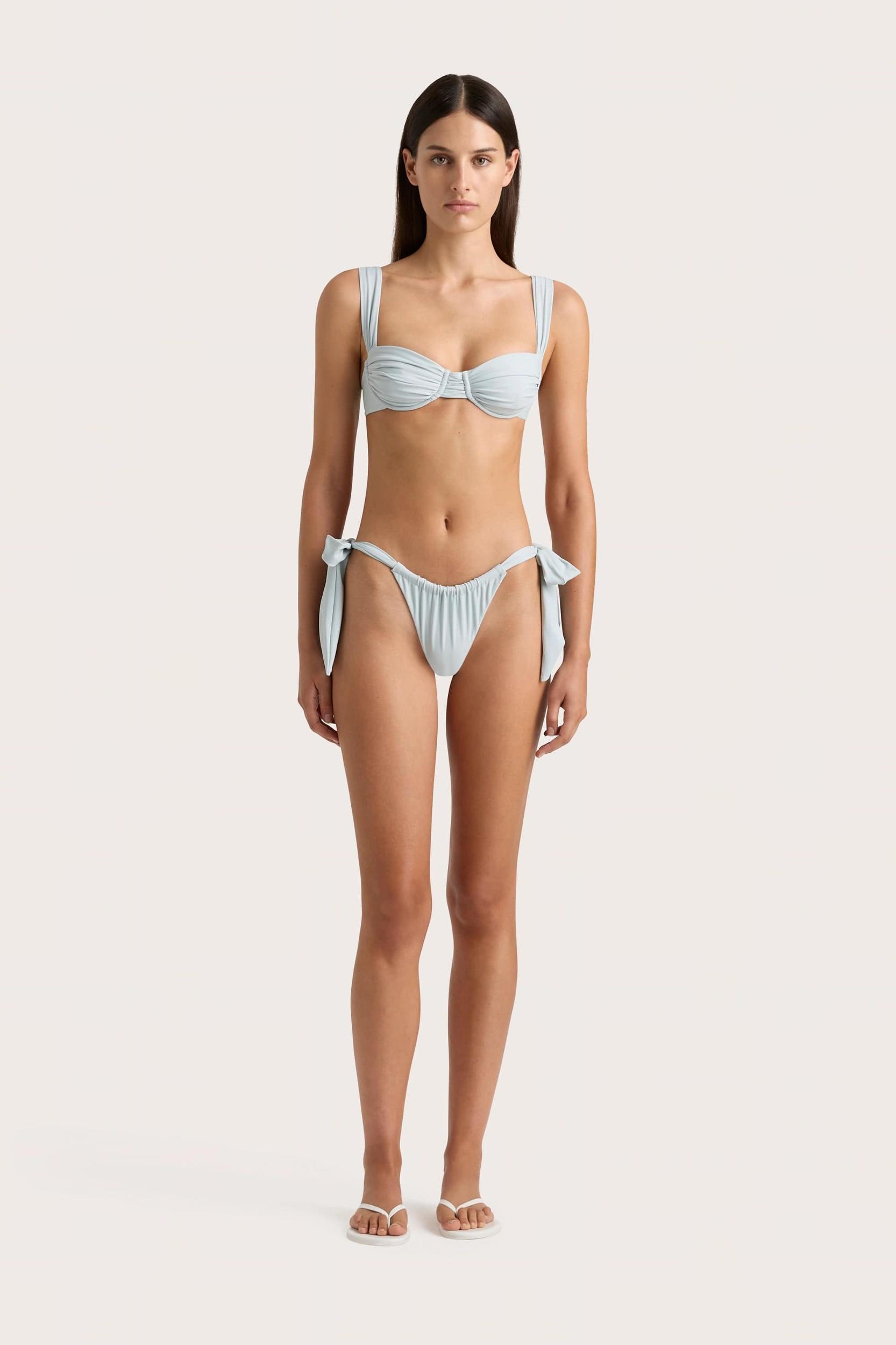 Costa Bikini Bottoms Sky Blue - Final Sale Product Image