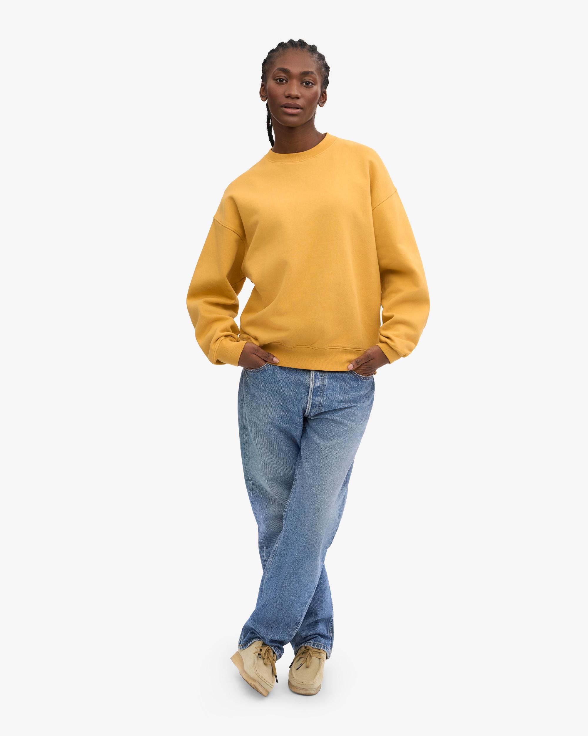 Organic Oversized Crew - Burned Yellow Product Image