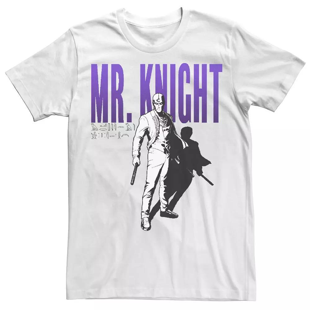 Men's Marvel Moon Knight Mr Shadow Tee, Size: Large, White Product Image