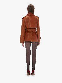 SHORT TRENCH JACKET in brown | JW Anderson US  Product Image