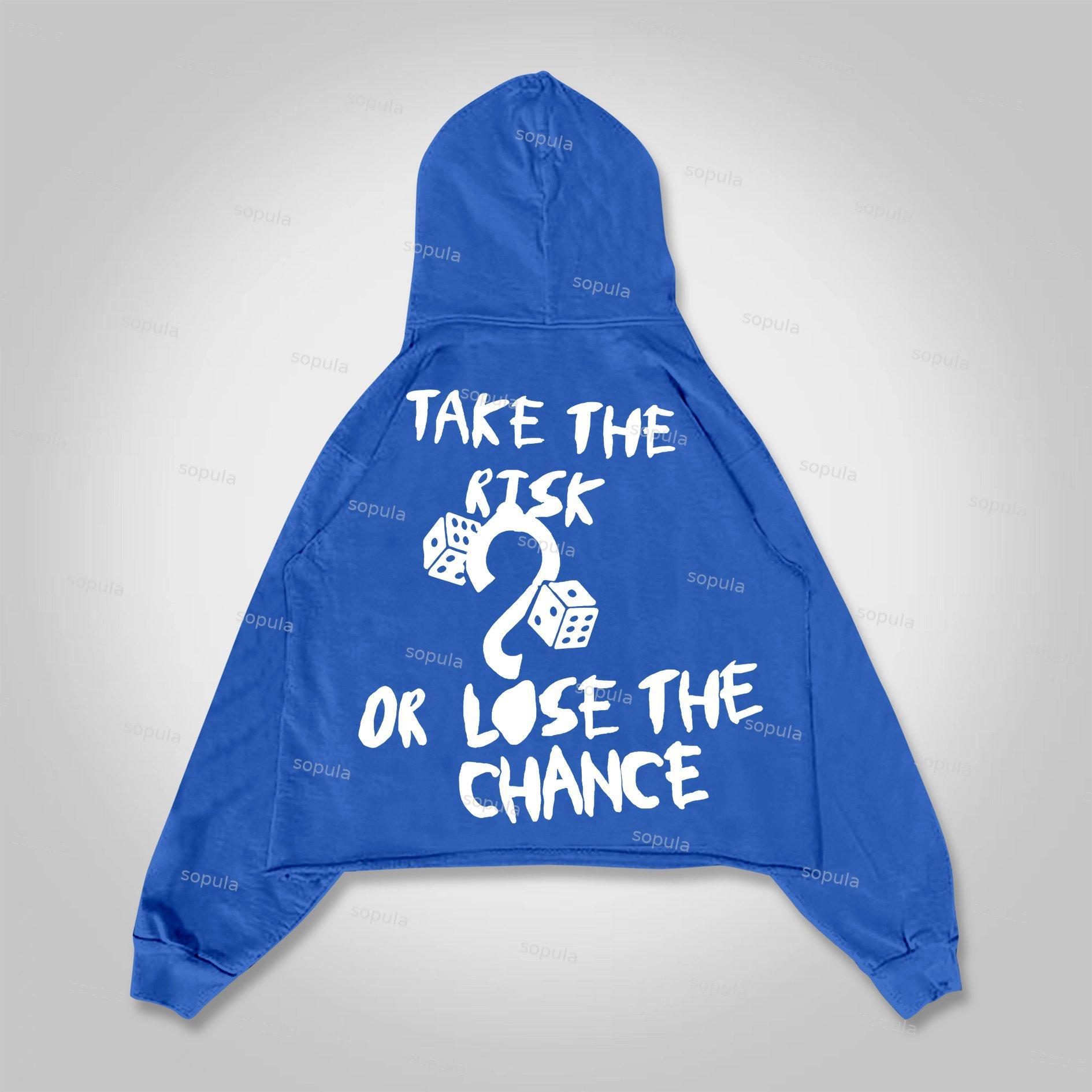 Sopula Vintage Lucky Dice Graphics Pocket Hoodie Product Image