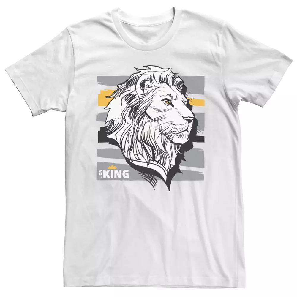 Disney's The Lion King Men's Mufasa Graphic Tee, Size: XXL, White Product Image