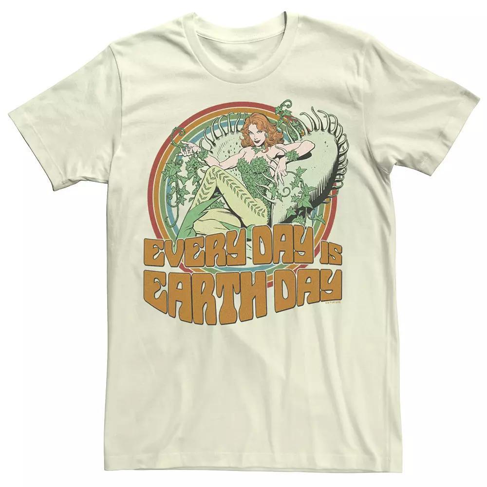 Men's Batman Poison Ivy Every Day Is Earth Day Tee, Size: Medium, Natural Product Image