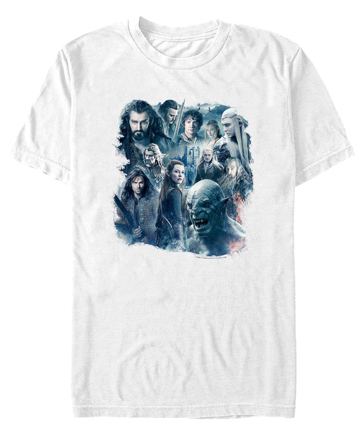 Men's The Hobbit Five Armies Cast Tee, Size: Medium, White Product Image