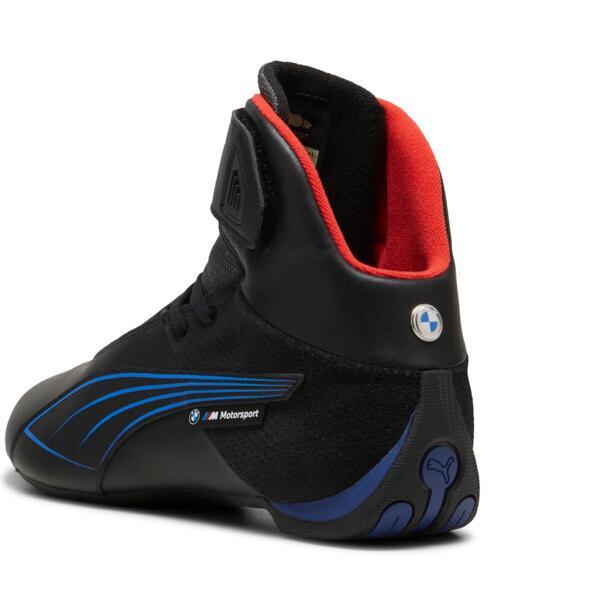 PUMA BMW M Motorsport Future Cat Mid Men's Sneakers in Black/Cool Cobalt Product Image
