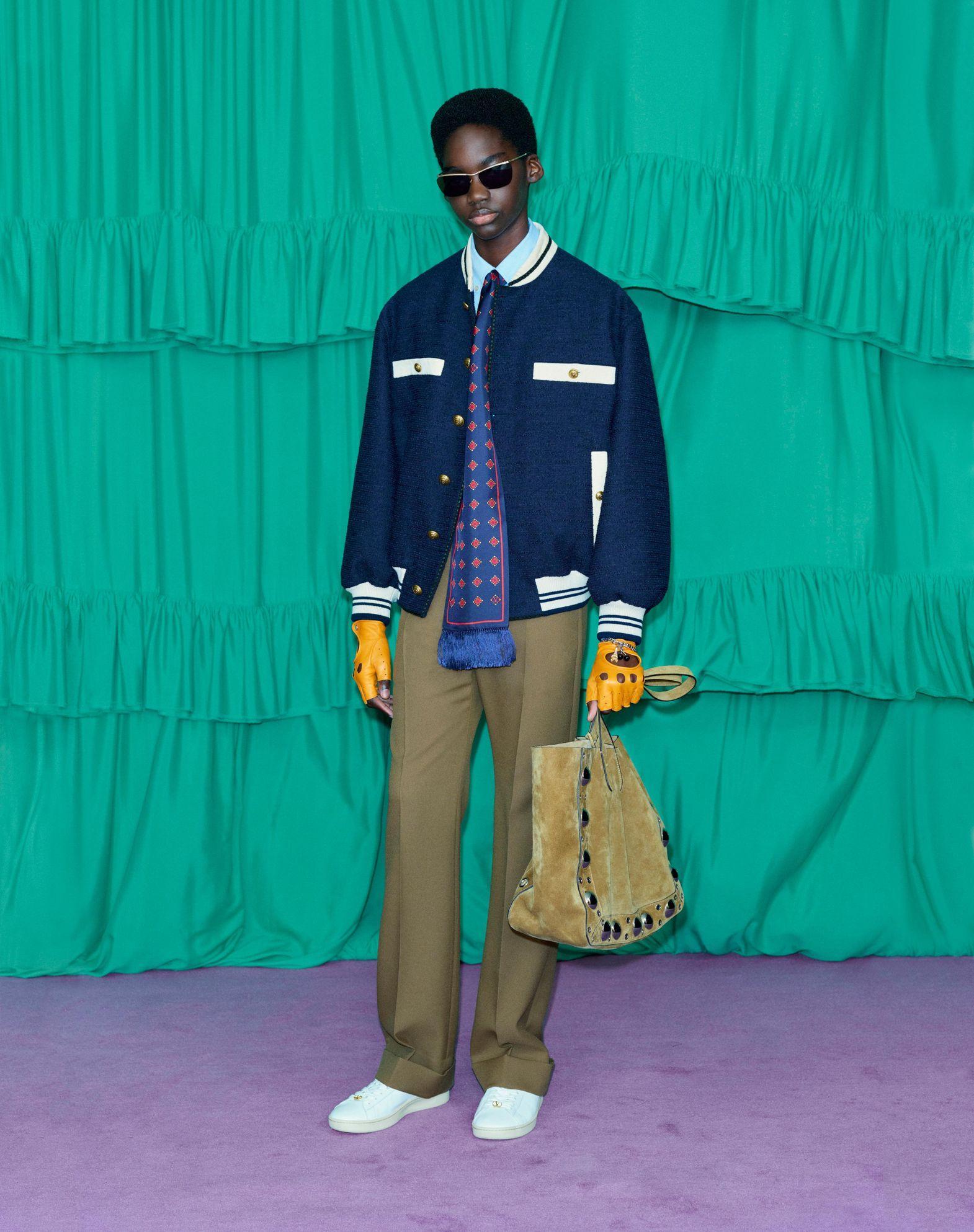 Cotton Tweed Bomber Product Image