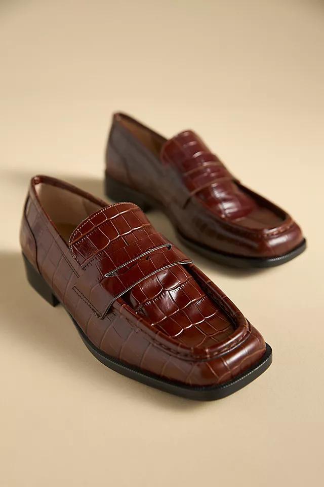 Maeve Square-Toe Loafers Product Image