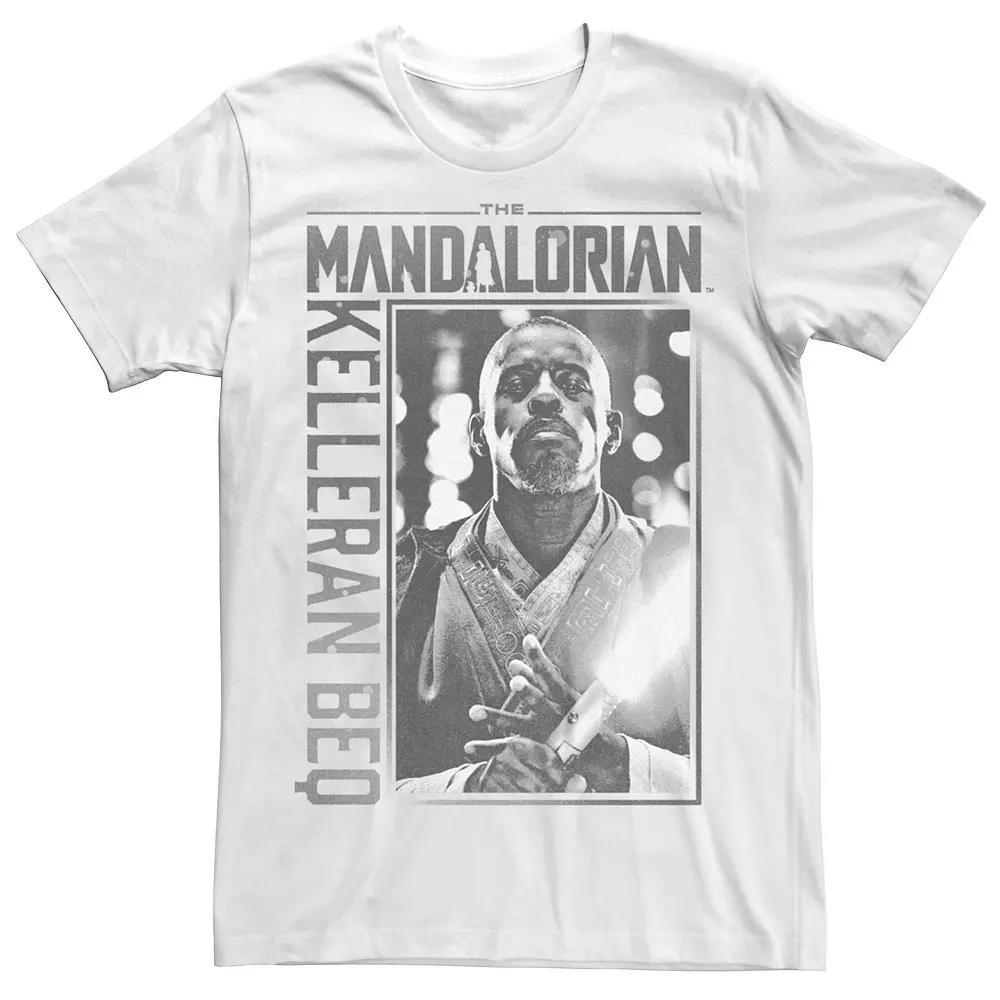 Men's Star Wars The Mandalorian Kelleran Beq Jedi Graphic Tee, Size: XL, White Product Image