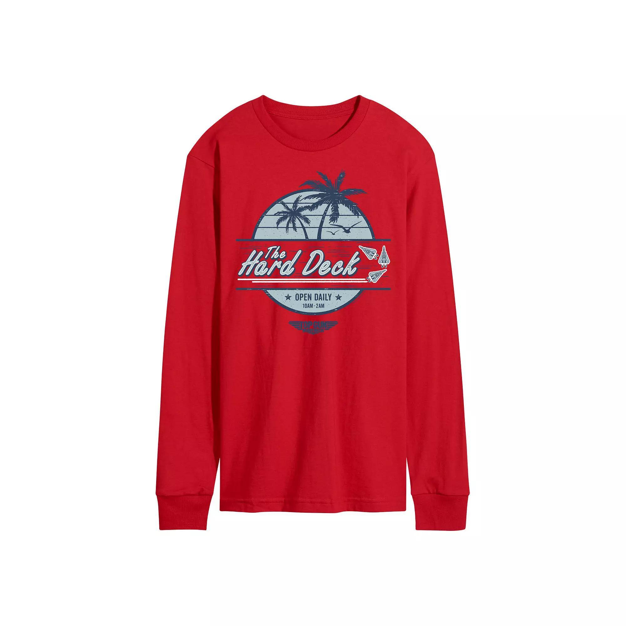 Mens Top Gun Maverick The Hard Deck Long Sleeve Tee Product Image