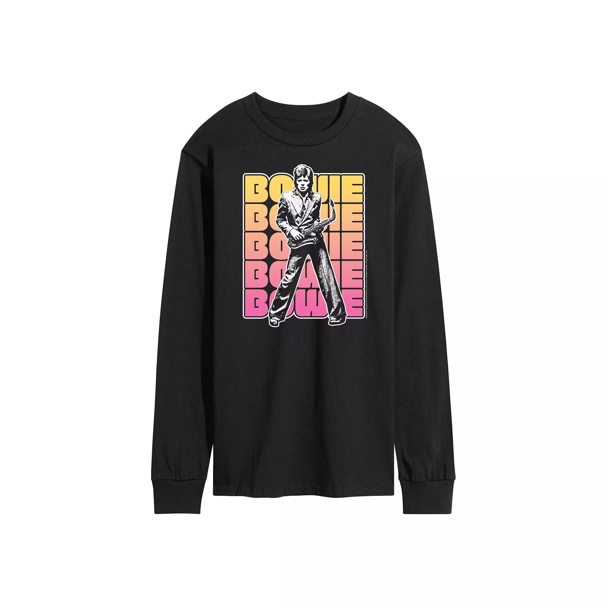 Mens David Bowie Long Sleeve Tee Product Image