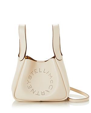 Womens Faux Leather Logo Shoulder Bag Product Image