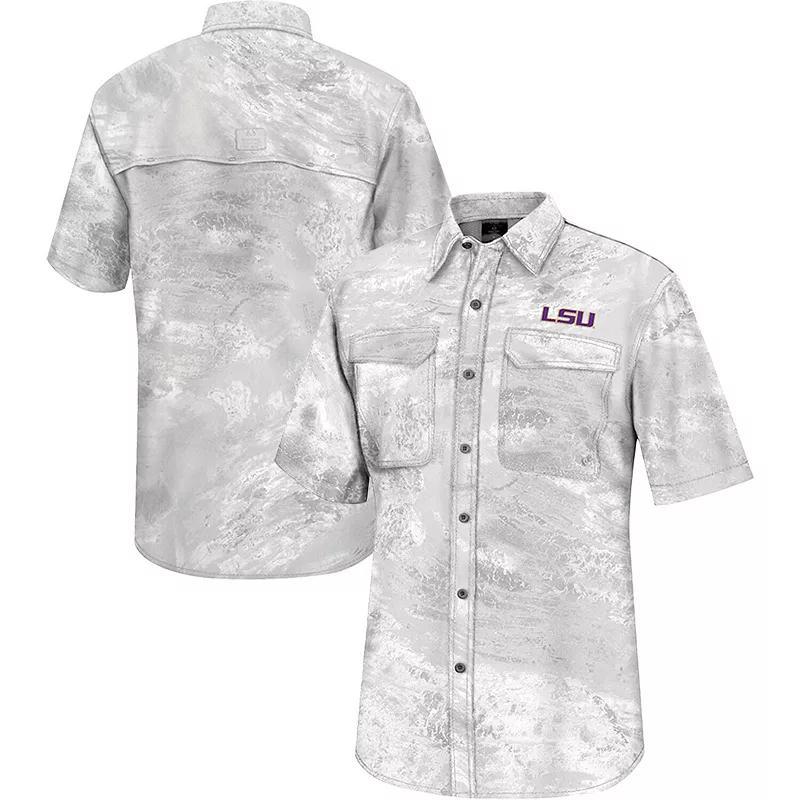 Mens Colosseum Alabama Crimson Tide Realtree Aspect Charter Full-Button Fishing Shirt Product Image