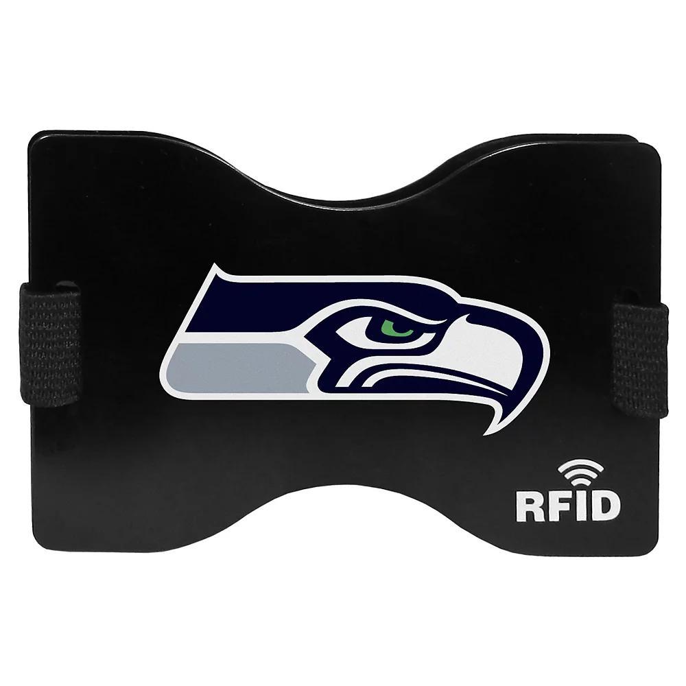 Men's Seattle Seahawks Hardcase RFID Wallet, Team Product Image